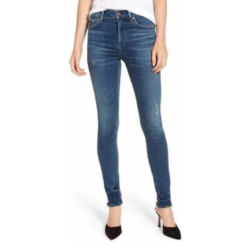 Citizens Of Humanity Medium Blue High Rise Jeans